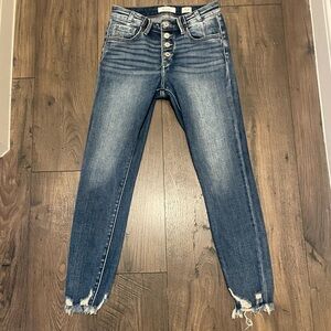 KanCan, mid-rise ankle skinny jeans